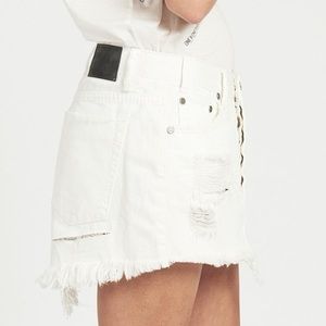 One Teaspoon Junkyard Denim Skirt
